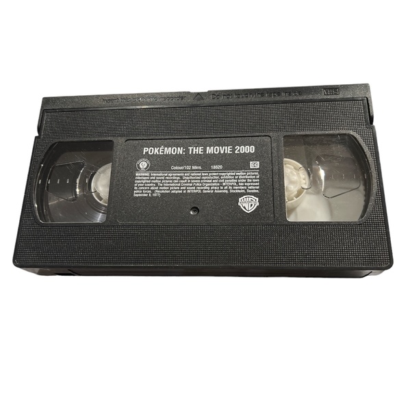 Vintage Pokemon 2000 The Movie VHS Tape Canadian Home Video - Picture 7 of 7